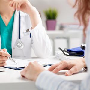A doctor consultation with patient