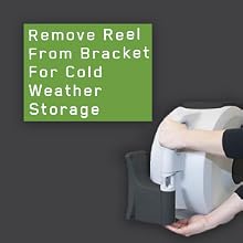 ames, tools, hose reel, autowinder, retractible, swivel, removable, wall mount, NeverLeak
