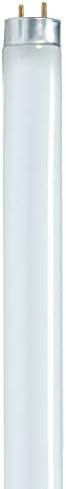 Satco S8406 24-Inch 4100K 17-Watt Medium Bi Pin T8 Instant/Rapid Start Energy Saving Lamp, Cool White