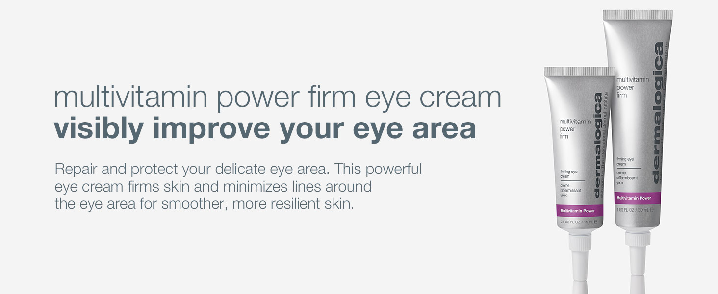 dermalogica multivitamin power firm eye cream wrinkle anti aging professional skincare