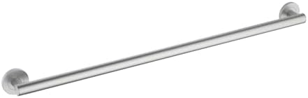 36 Inch Stainless Steel Bathroom Safety Grab Bar | Straight Shaped Grab Bar for Bathtubs and Showers, Shower Safety Grab Bars for Seniors, Wall Mounted Anti-Slip Support (Brushed Nickel, KGB1136)