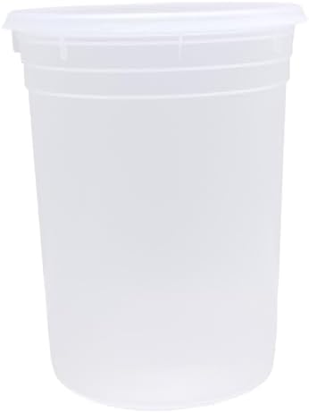 Deli Food Storage Containers with Lid, 32-Ounce, 10-Pack