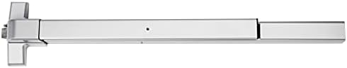 Dynasty Hardware Push Bar Panic Exit Device for Emergency Exit Doors, Aluminum Finish Commercial Panic Bar Door Handle, Push Bar for Exit Door