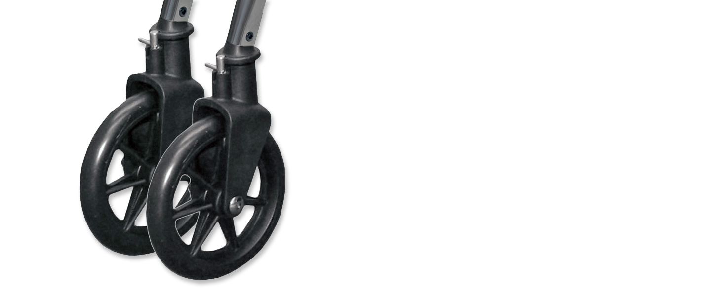 stander able life locking swivel wheel replacement wheel kit six inch rollator walker wheels