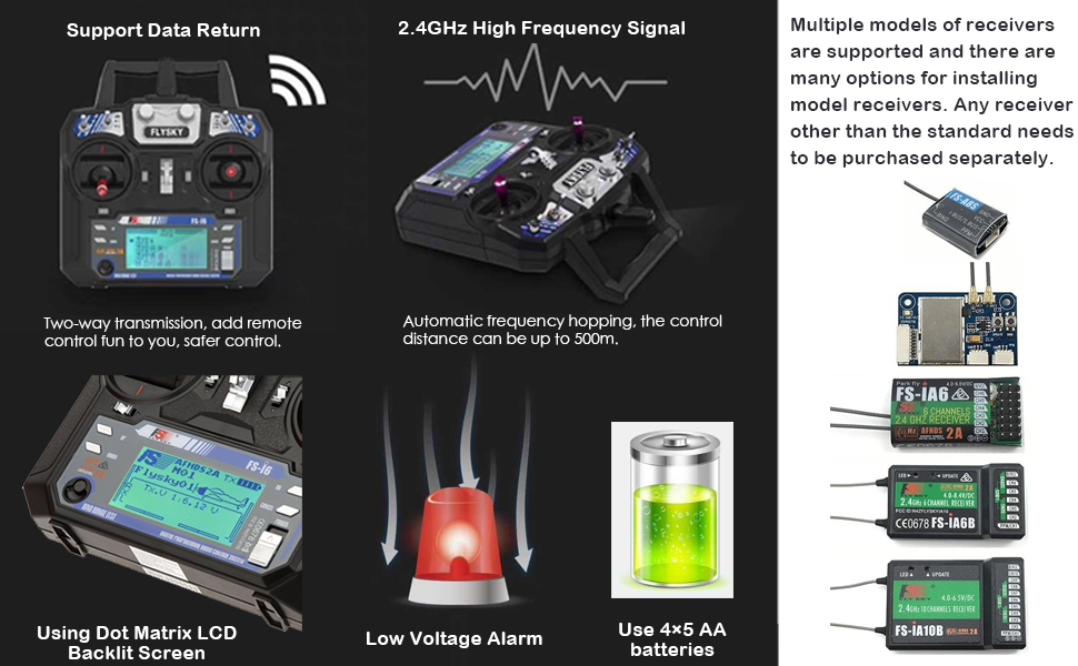 Flysky FS-i6 RC Transmitter with FS-iA6B Receiver