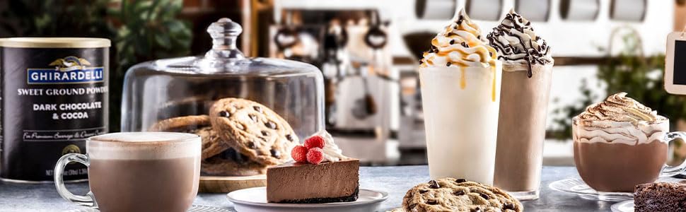 Ghirardelli swg powder desserts and drinks