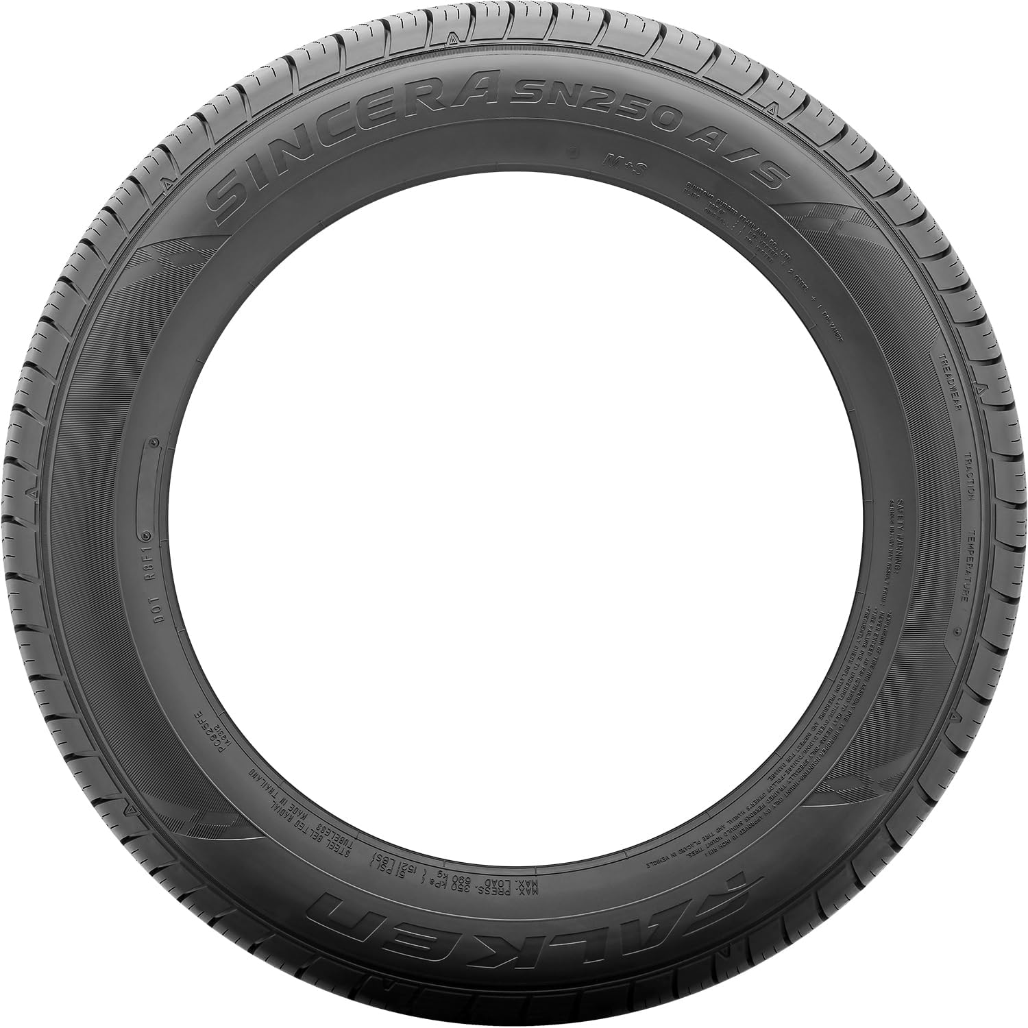 Falken Sincera SN250 AS - 185/60R14 82H All Season Performance Touring Tire