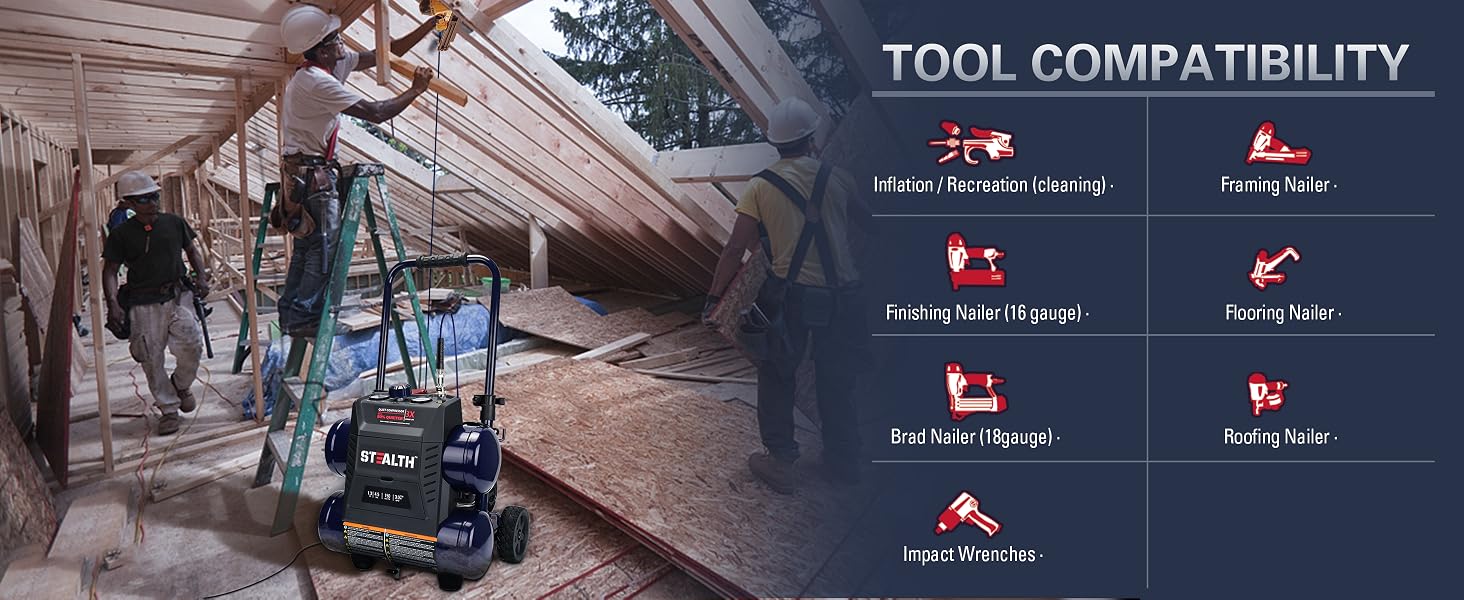 air compressor for nail gun