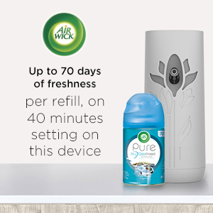 Up to 70 days of freshness per refill