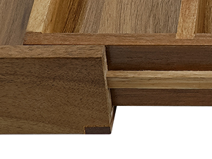 Acacia Silverware Drawer Organizer