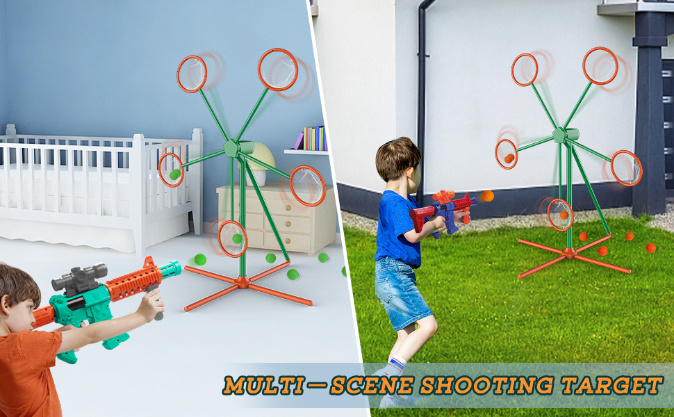 Kids Toy Sports &amp;amp;amp; Outdoor Game toy, indoor Moving Shooting Target for Boys Girls