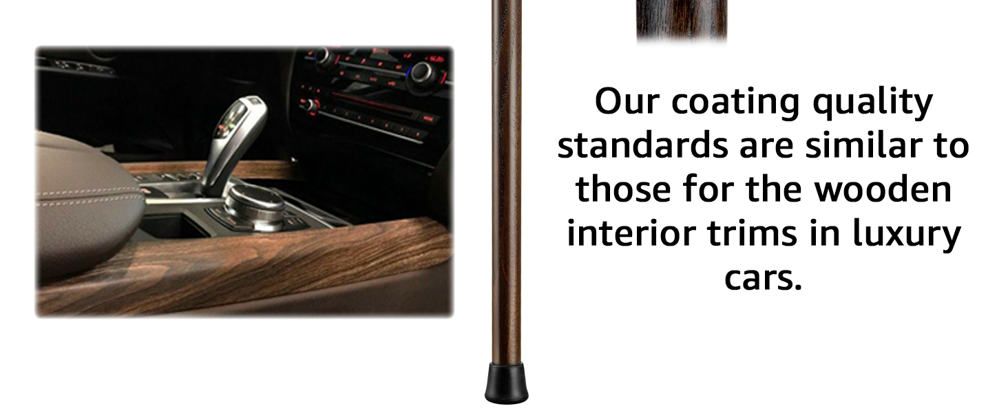 Classic unique wood walking cane for men and women