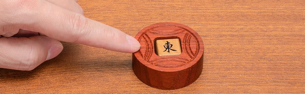 Wooden Mahjong Game Wind Indicator / Bettor