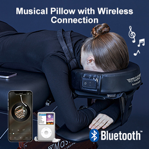 Musical Massage Cushion Pillow with Wireless Connection