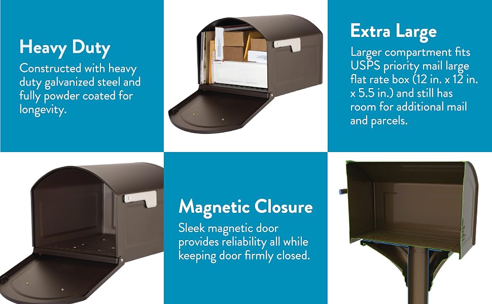 heavy duty, magnetic closure, extra large
