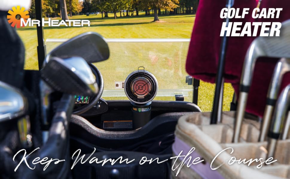 Golf Cart Heater;mr heater;keep warm;golf;golfing