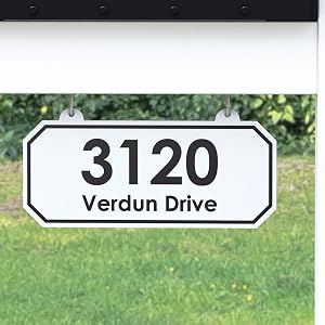 Hanging Address Plate