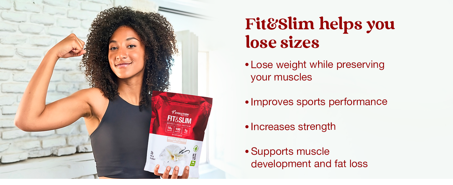 Fit&amp;Slim lose sizes, preserving your muscles, Increases strength
