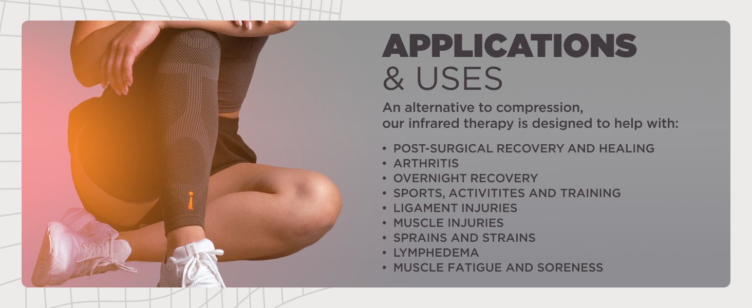 Calf compression sleeve for post-surgical recovery, arthritis and injuries