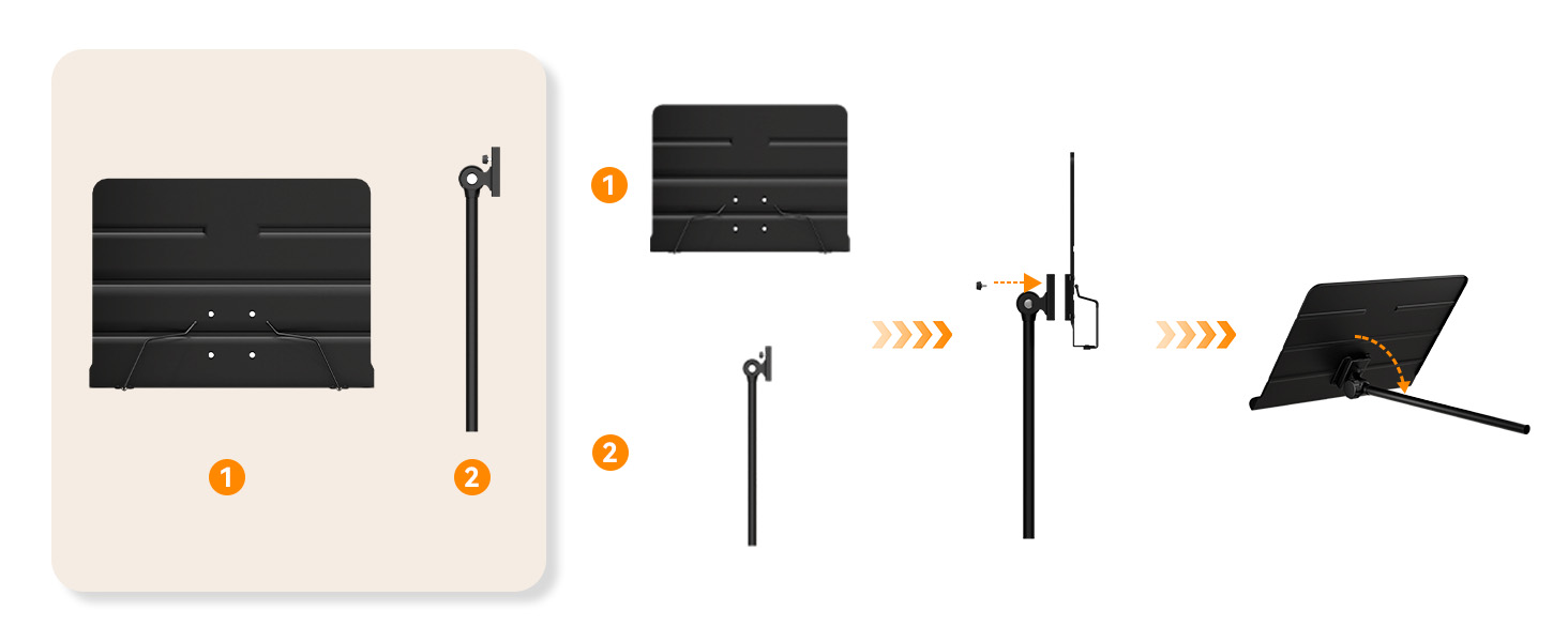 foldable music stand