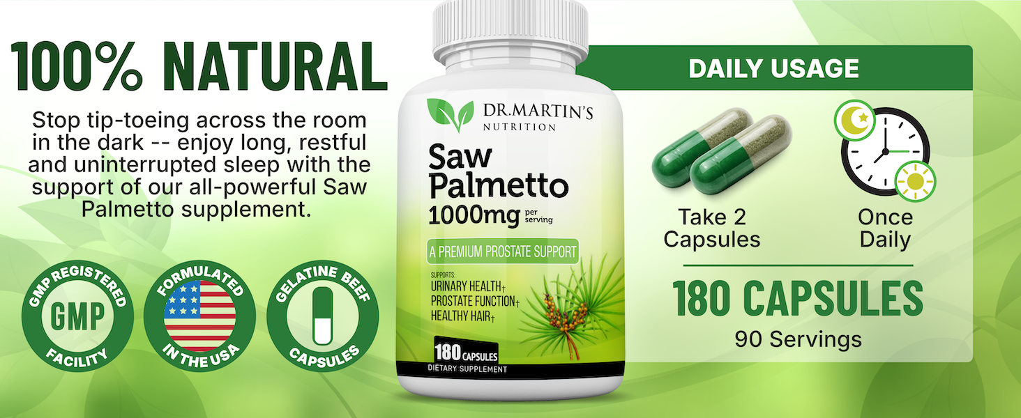 Saw Palmetto daily usage insructions