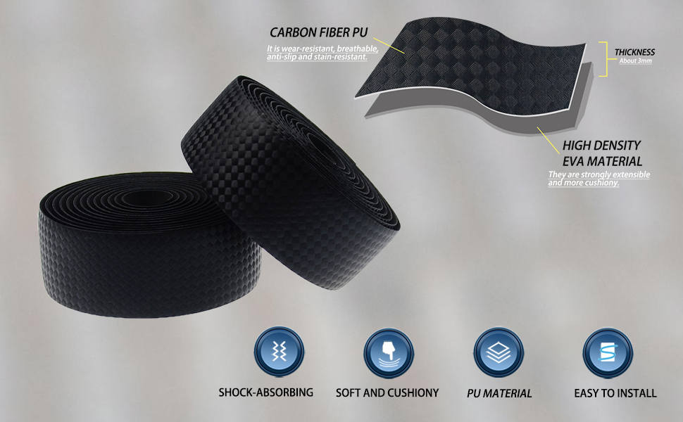 Carbon Fiber handlebar tape -2