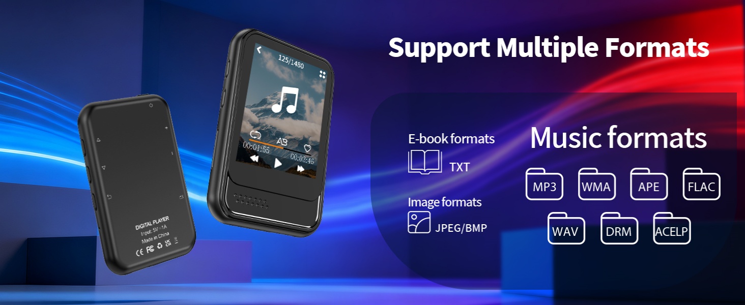 Support Multiple Formats