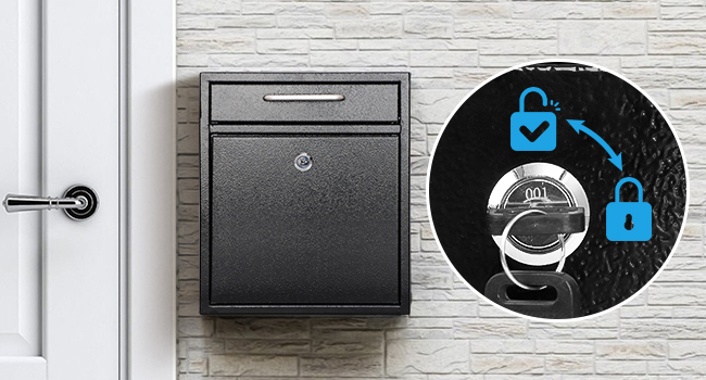 mailbox with key