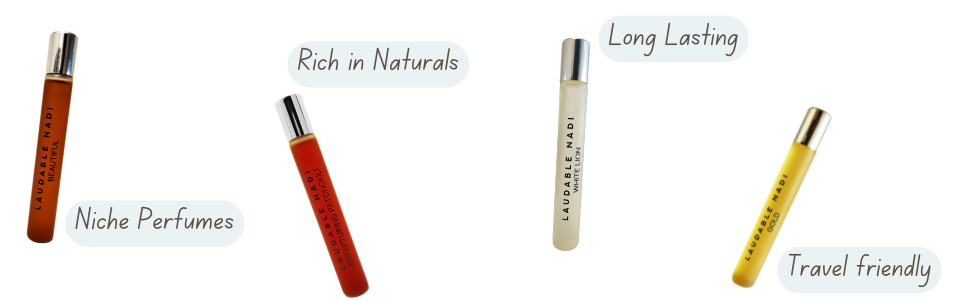 Niche Perfumes, Rich in Naturals, Long Lasting, Travel Friendly