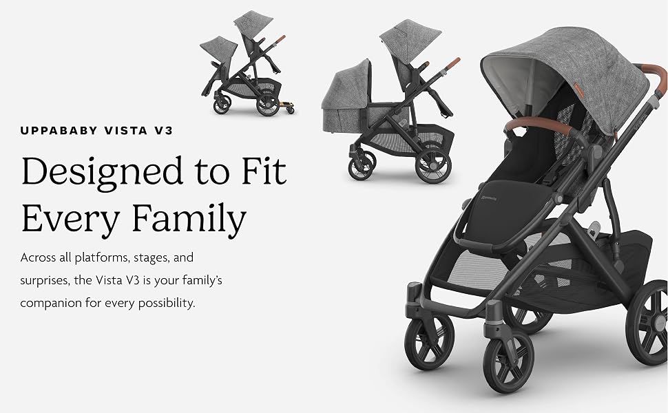 Designed to Fit Every Family - The UPPAbaby Vista V3
