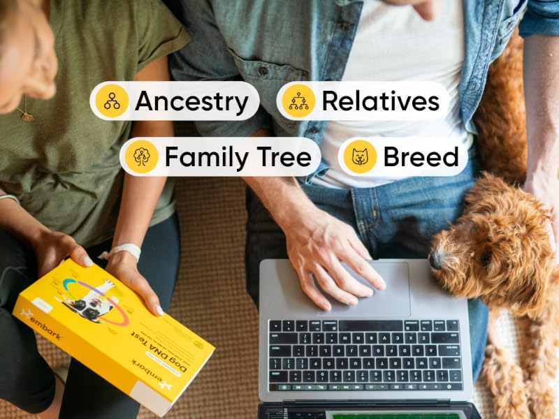 key features: breed identification, family tree, ancestry, relative finder
