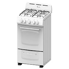 Avanti 20-Inch Gas Range Oven With Solid Door