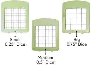 3 quality blades for a variety of cutting results
