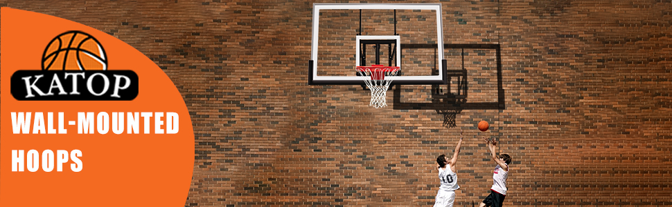 WALL MOUNTED BASKETBALL HOOPS