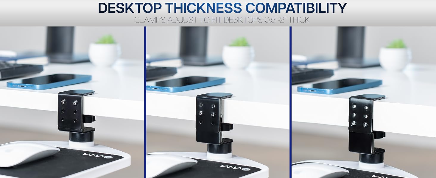 Desk Clamp Mouse Pad