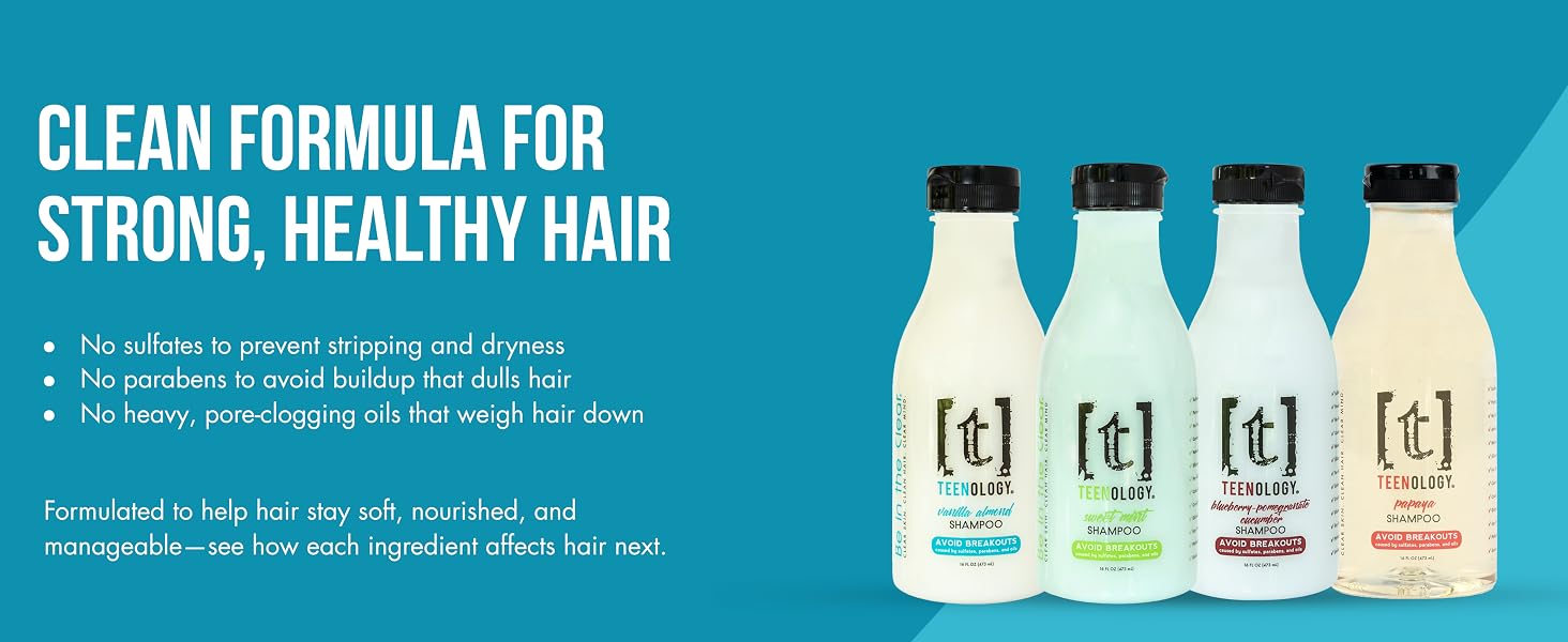clean formula for strong healthy hair