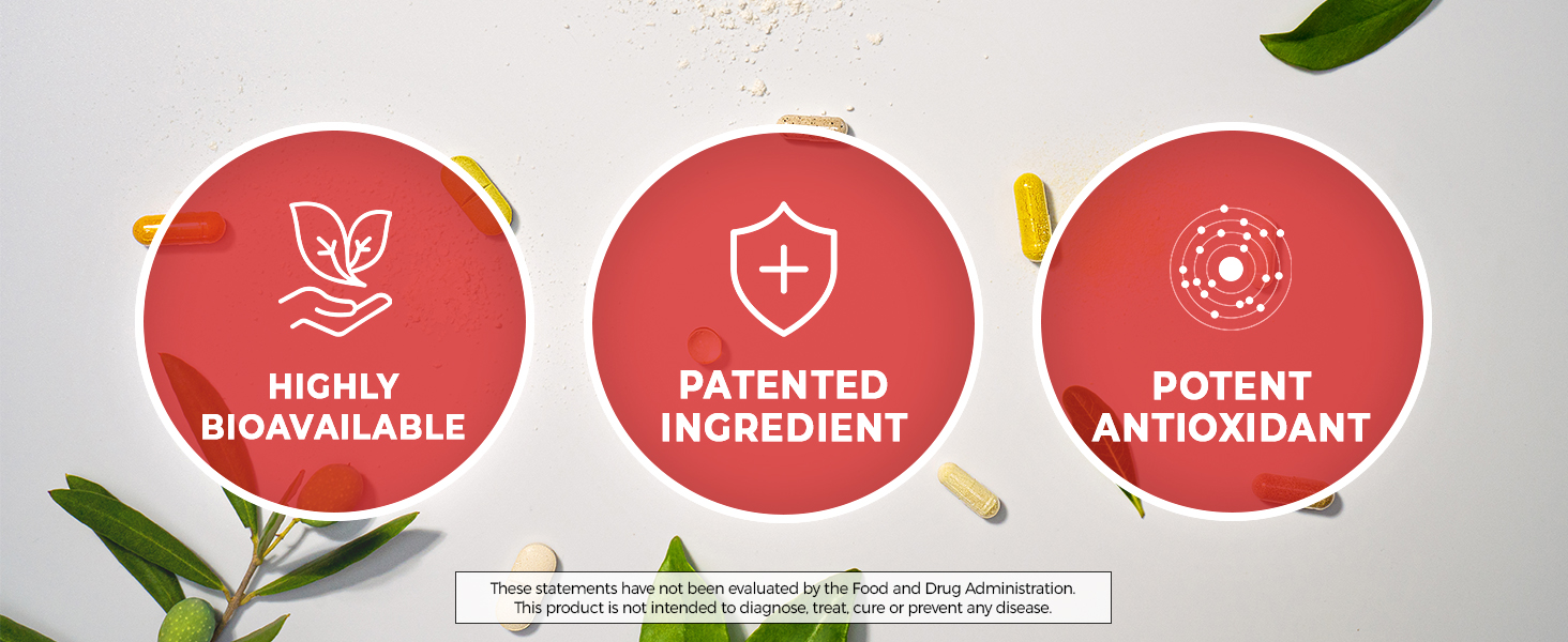 Product Actions Highly Bioavailable Patented Ingredient Potent Antioxidant Capsules Tablets Red