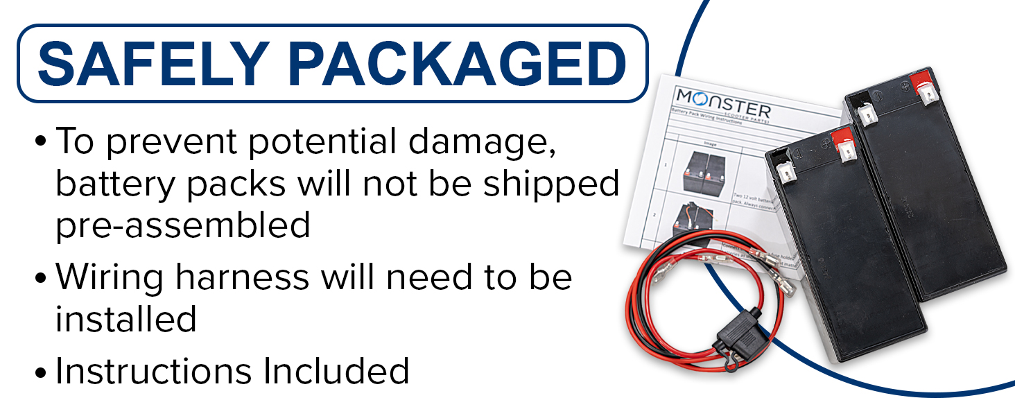 Safely Packaged to prevent potential damage. Wiring harness ships uninstalled with instructions