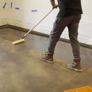 Sealing Vivid Acid Stained Concrete