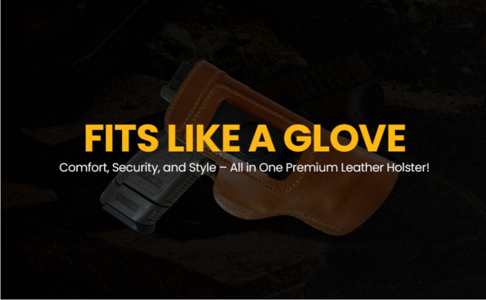 DTOM Universal Leather Gun Holster