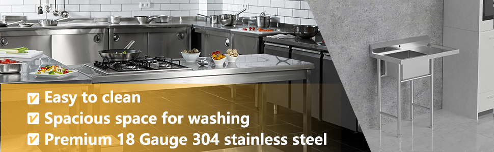 sink with drainboard