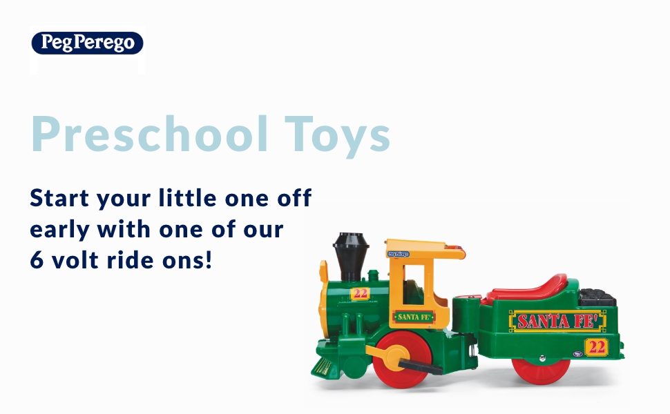 peg perego made in usa toys santa fe train
