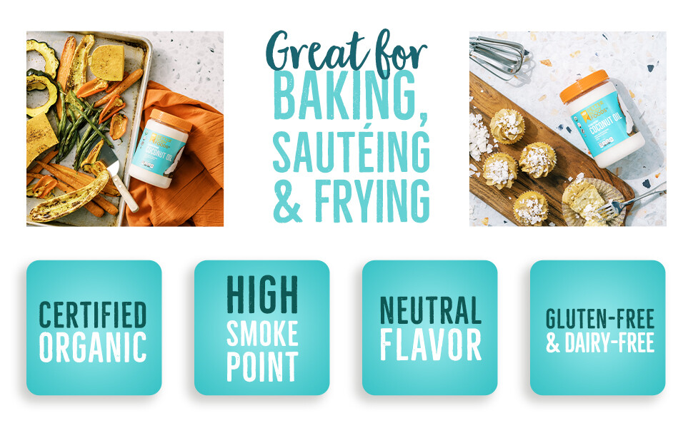 great for baking, sauteing and frying