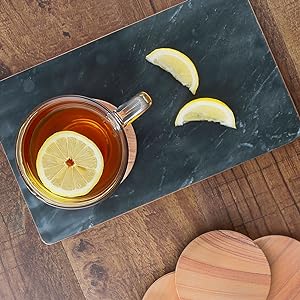thirstystone coasters thirsty coaster sandstone absorbent absorbant marble tray black tea drip