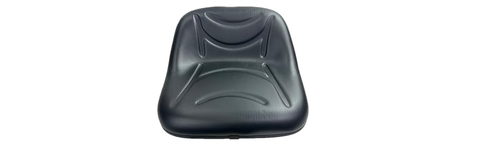 Universal Black Vinyl Low Back Seat for Lawn &amp; Garden Tractors