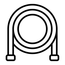 Icon of coiled hose.