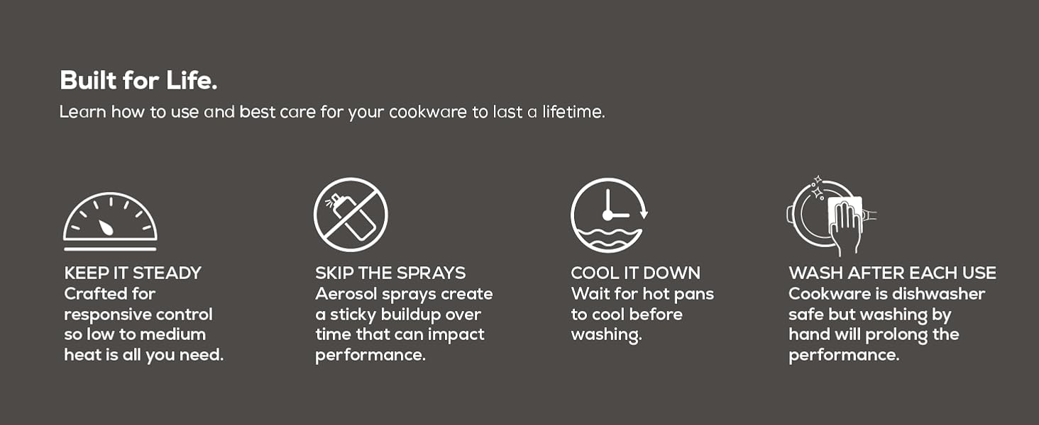 use and care of pots and pans,skip the spray, cool it down