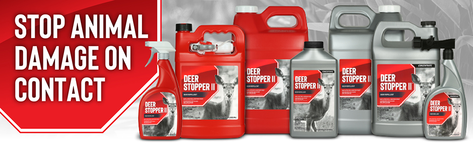 Deer Stopper 2 Stops Animal Damage on Contact