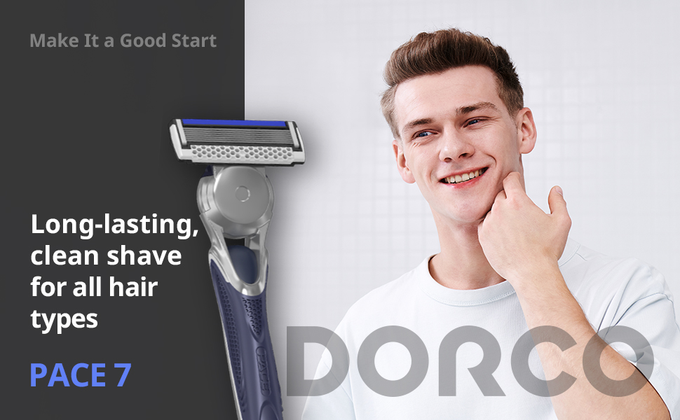 DORCO Pace 7: Long-lasting clean shave