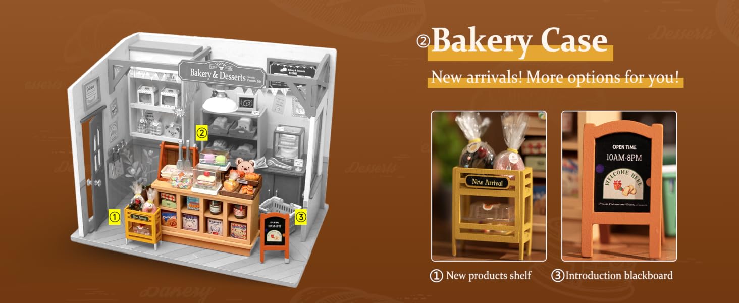 ROBOTIME DIY Miniature Dollhouse Kit